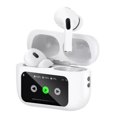Fone De Ouvido Bluetooth Tws Tela Touch Para Iphone 16 Pro