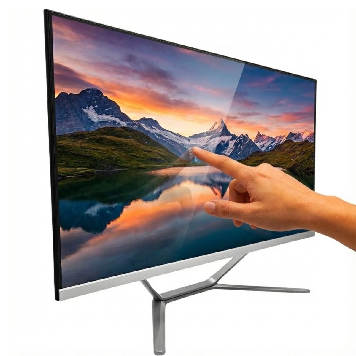 PC All In One Touchscreen I5 256GB 8GB RAM Tela 23,8" LED Full HD IPS, 60HZ 5ms, HDMI VESA, Conexão Wireless Aitek - AIO-T5224