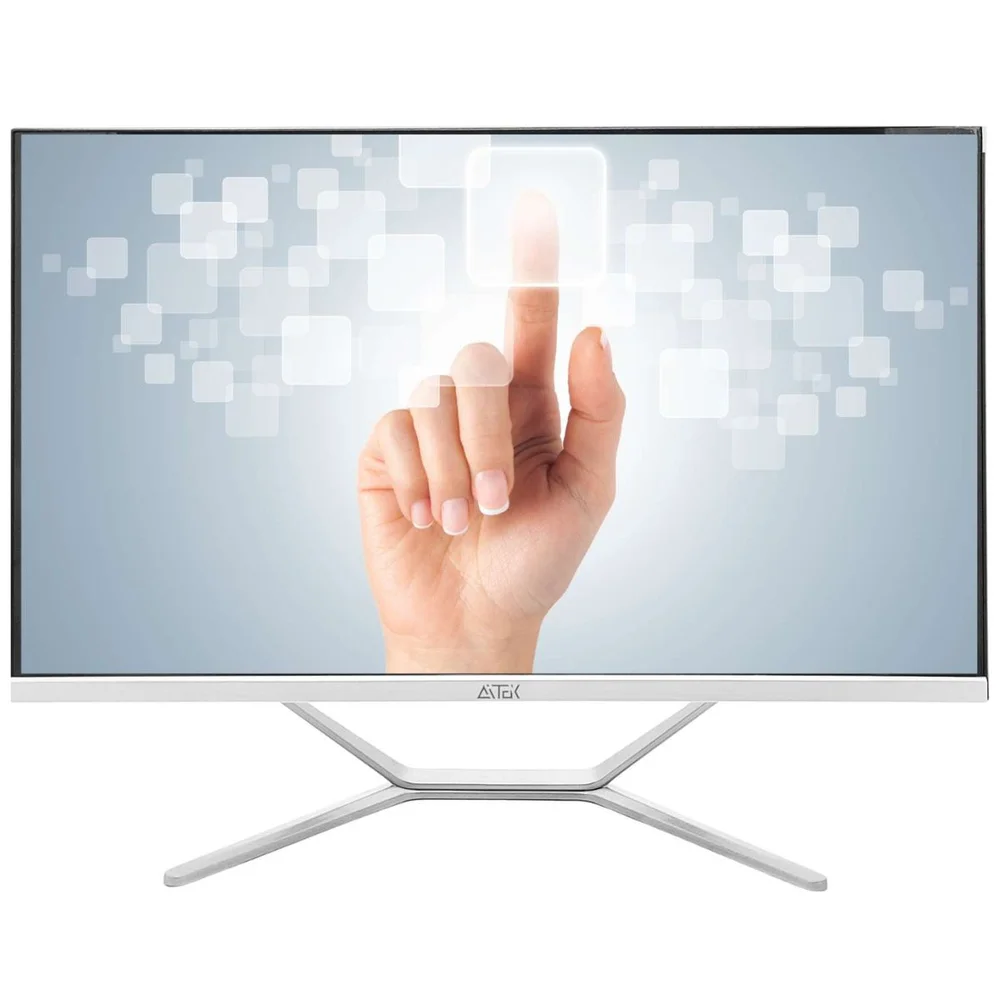Imagem 4 de 5 do produto PC All In One Touchscreen I5 256GB 8GB RAM Tela 23,8" LED Full HD IPS, 60HZ 5ms, HDMI VESA, Conexão Wireless Aitek - AIO-T5224