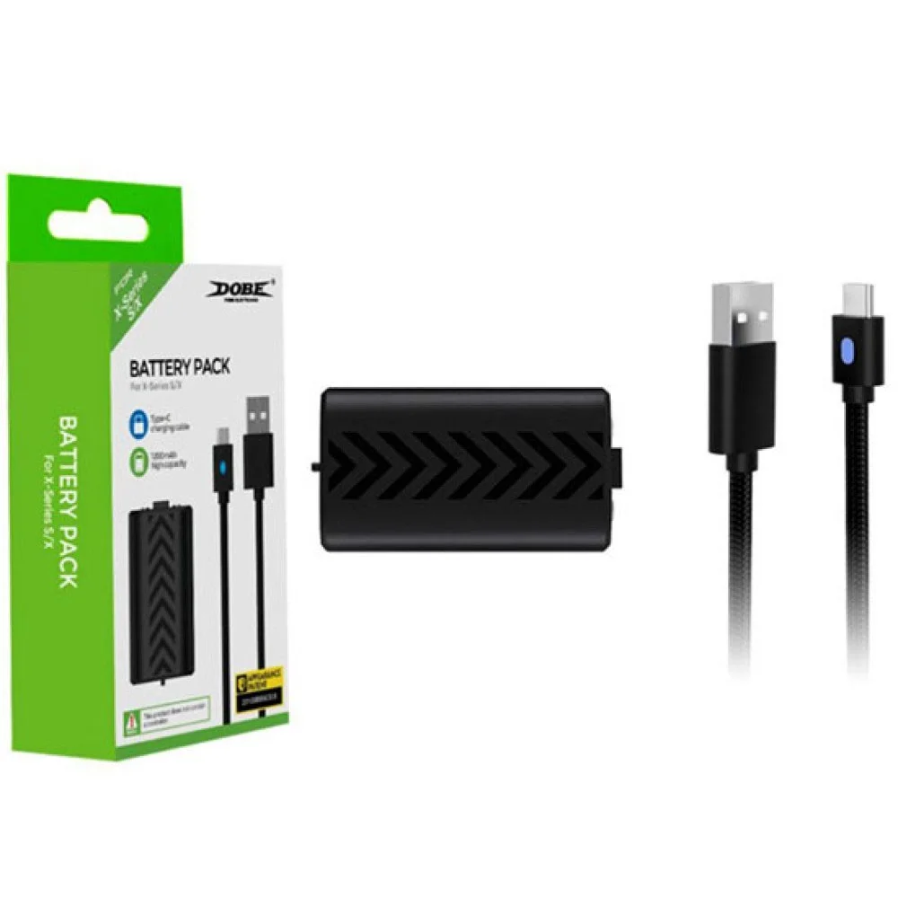 Imagem 3 de 5 do produto Bateria Recarregável + Cabo Usb C Preto XBOX Series S X