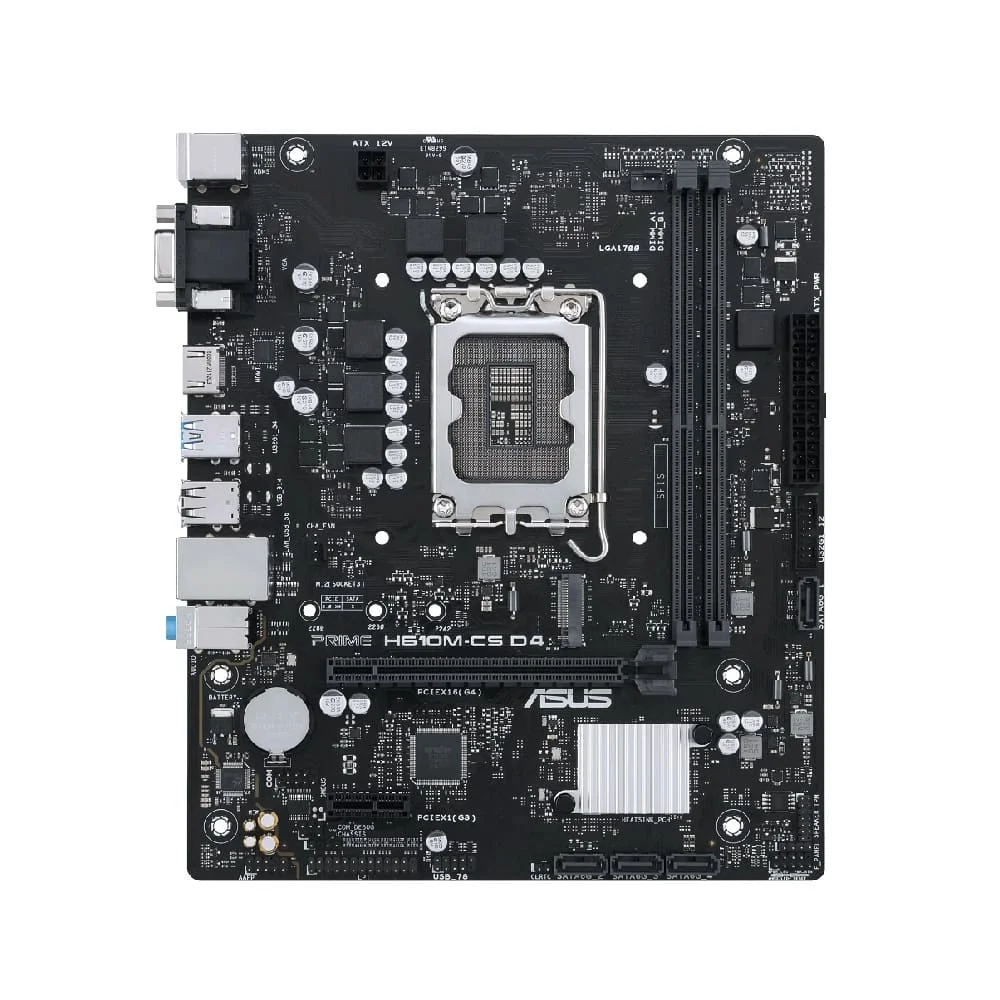 Placa Mãe Asus Prime H610m-cs D4, Intel LGA 1700, Matx, Ddr4 - Prime H610m-cs D4