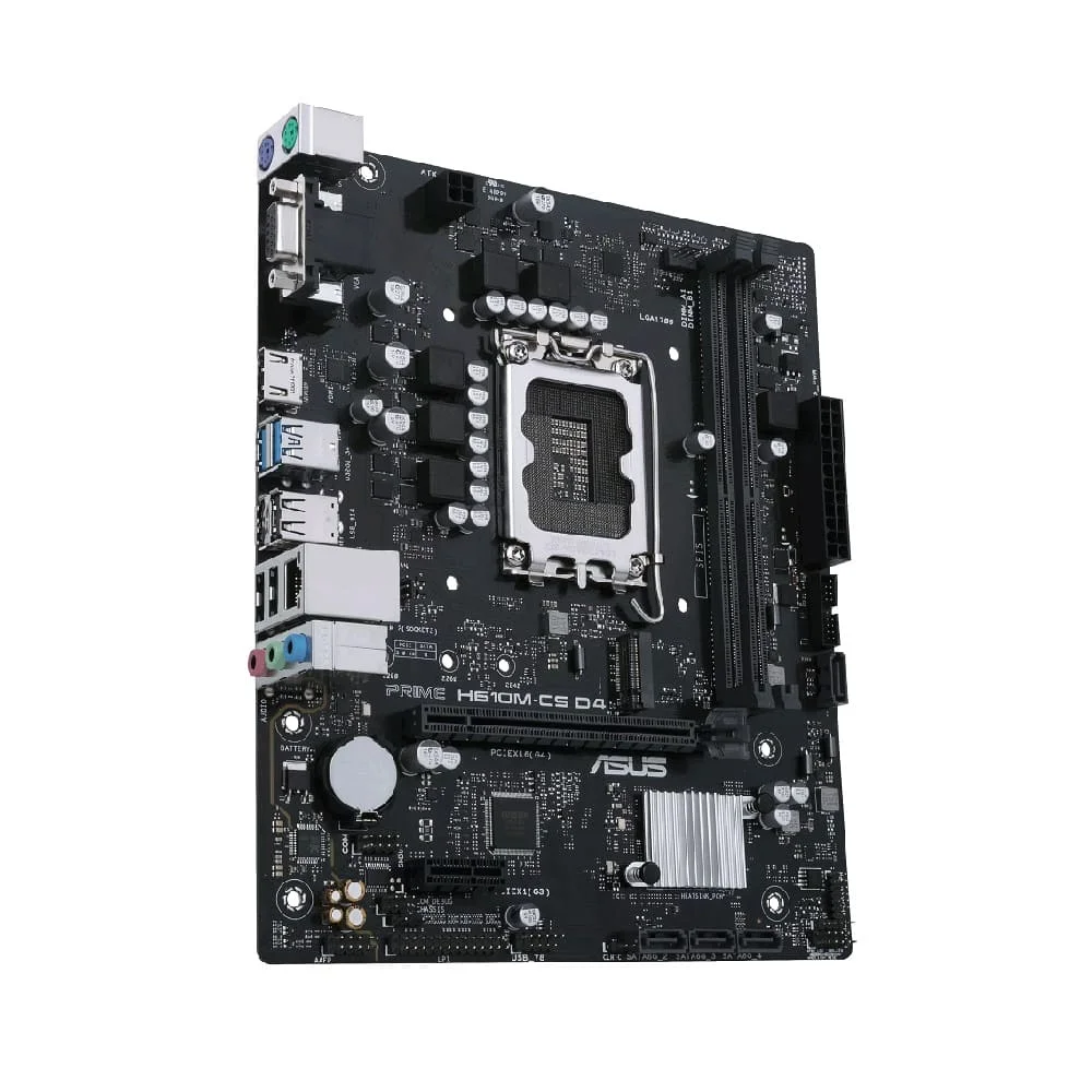 Imagem 2 de 5 do produto Placa Mãe Asus Prime H610m-cs D4, Intel LGA  1700, Matx, Ddr4 - Prime H610m-cs D4