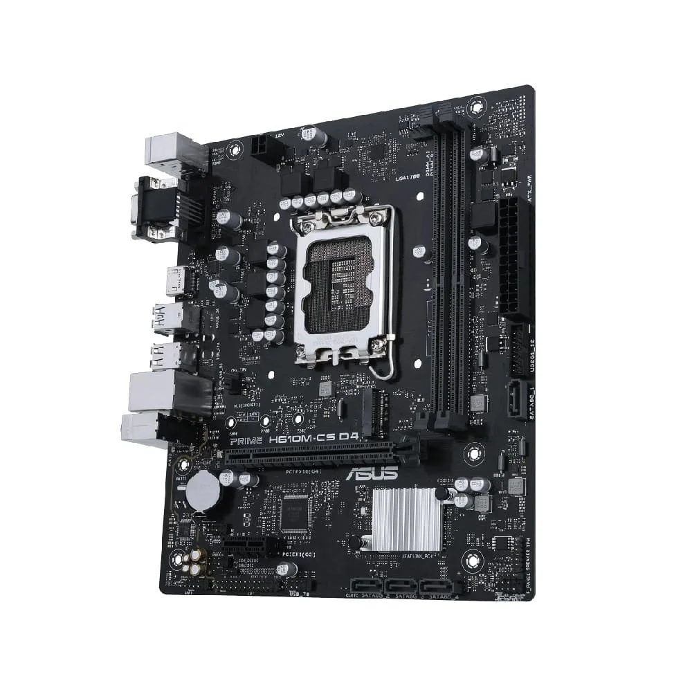 Imagem 3 de 5 do produto Placa Mãe Asus Prime H610m-cs D4, Intel LGA  1700, Matx, Ddr4 - Prime H610m-cs D4