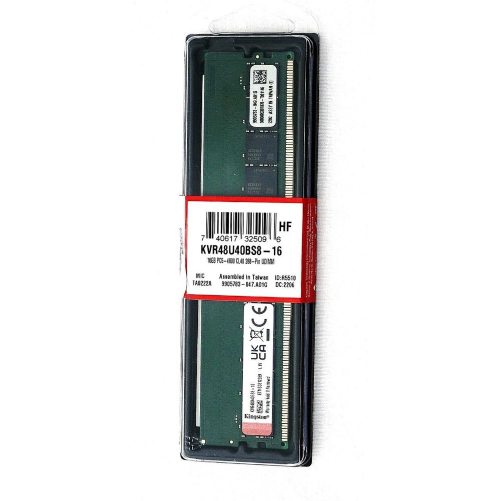 Memoria 16gb Ddr5 Kingston 4800mhz Kvr48u40bs8-16