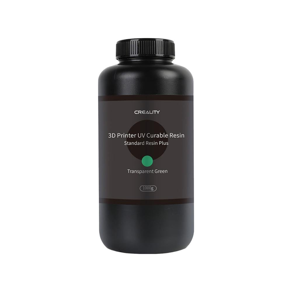 Resina Creality Standard Plus Para Impressora 3d Lcd 1 Kg Verde Transparente