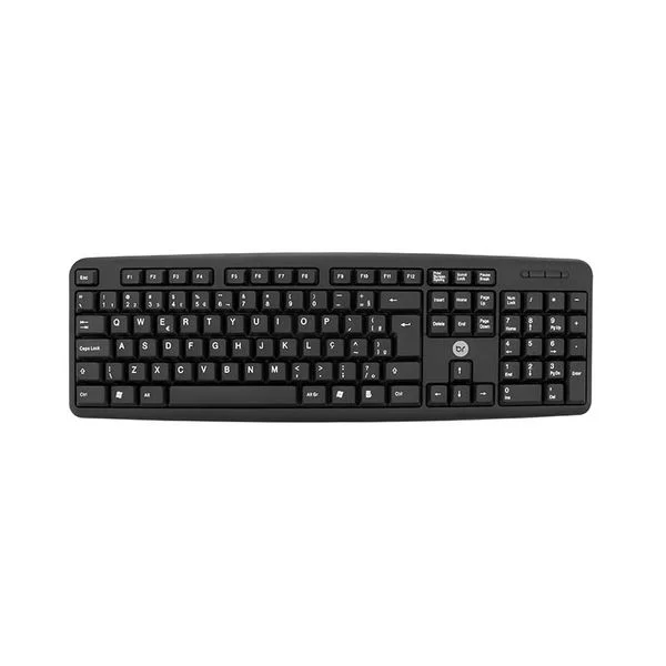 Imagem 5 de 5 do produto Teclado Usb Basic Bright 014 Preto Ótimo Design Para O Dia A Dia