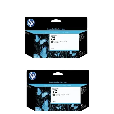Cartucho Hp 72 C9403a Matte Black Kit 2 Peças