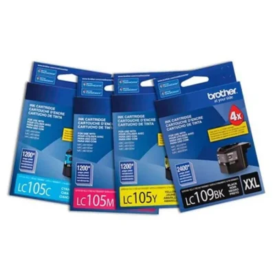 Cartucho De Tinta Brother Lc105 Lc109 Lc 105 Kit Mfc-j4510dw Mfc-j4610dw Mfc-j4410dw
