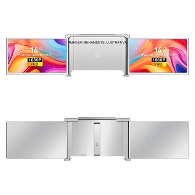 Extensor Tela Dupla Notebook 14 " 1920x1080 Full Hd