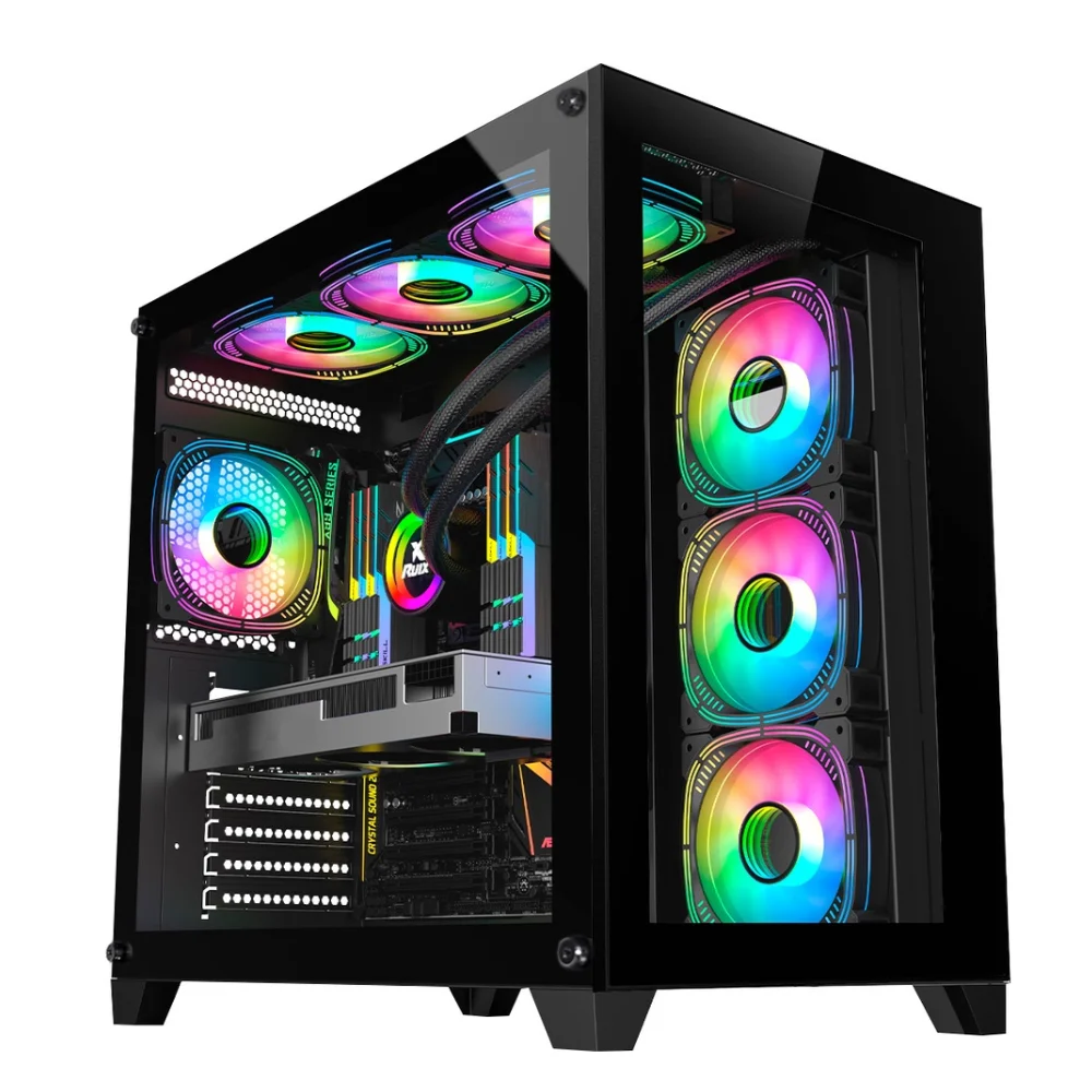 PC Gamer Aquário Amd Ryzen 5 5600, B550m, RTX 5060 Ti, 32gb Ram, Nvme 1TB, W11 - Balão.info Games
