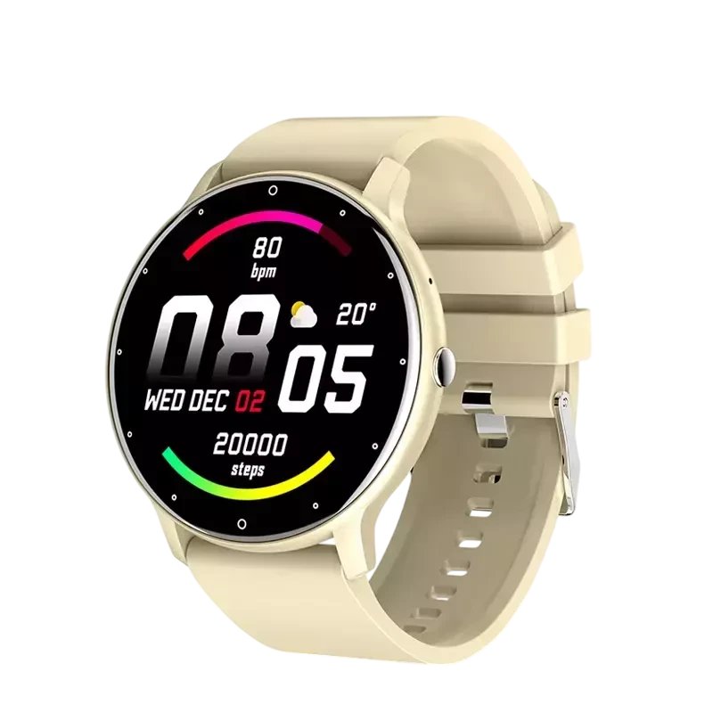 Smartwatch Lige Bw0223 Á Prova D´água Amarelo