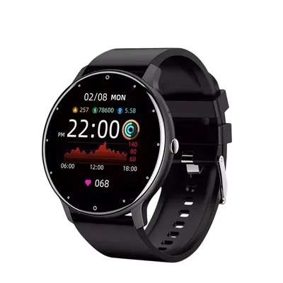 Smartwatch Lige Bw0223 Á Prova D´água Preto.