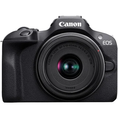 Câmera Mirrorless Canon Eos R100 Com Lente Rf-s 18-45mm Is Stm