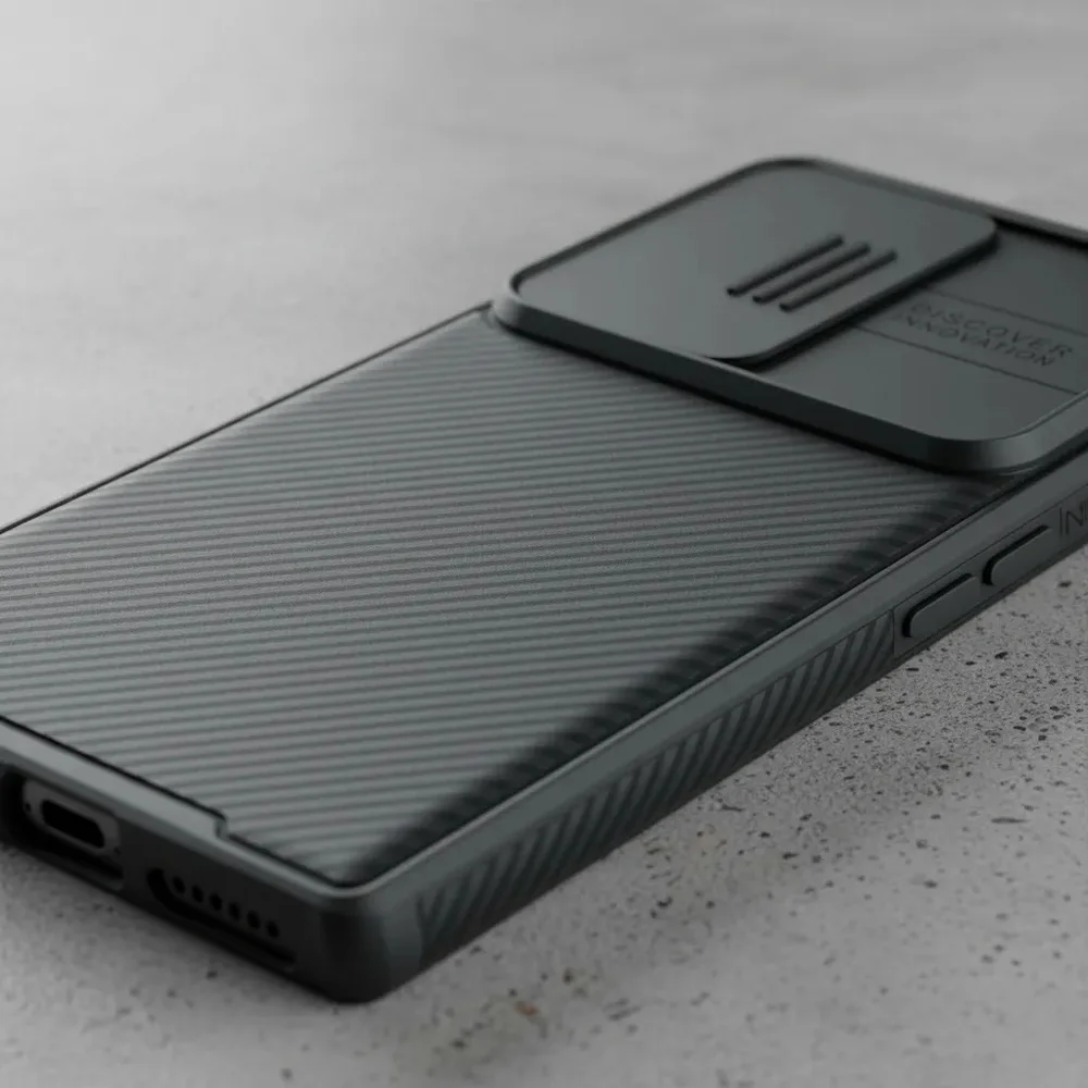 Imagem 2 de 3 do produto Capa Preta Tpu/pc Camshield Nillkin Galaxy Note 20 Ultra