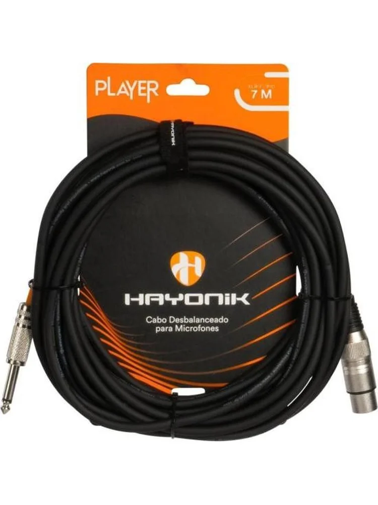 Imagem 3 de 5 do produto Cabo Mic Xlr (f) P10 7m Pt