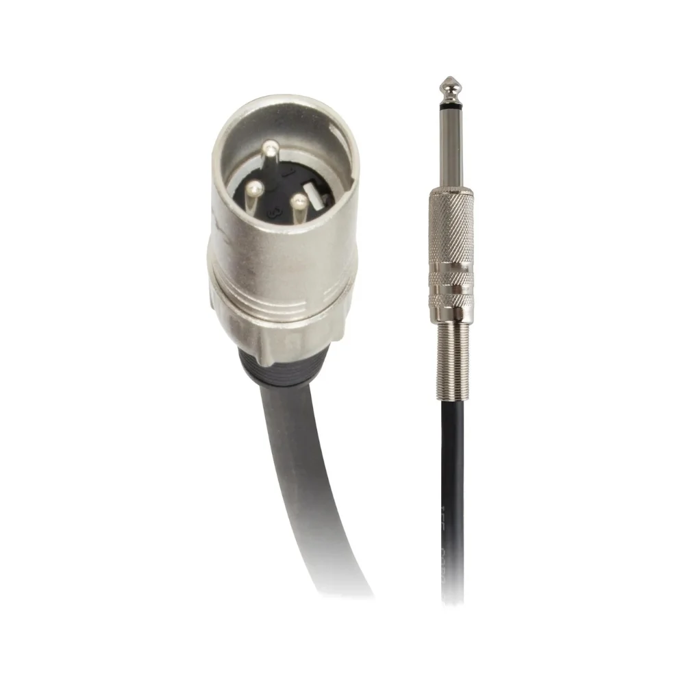Imagem 3 de 3 do produto Cabo Para Microfone Linha Brasil Xlr(m) X P10 5m Preto Hayonik