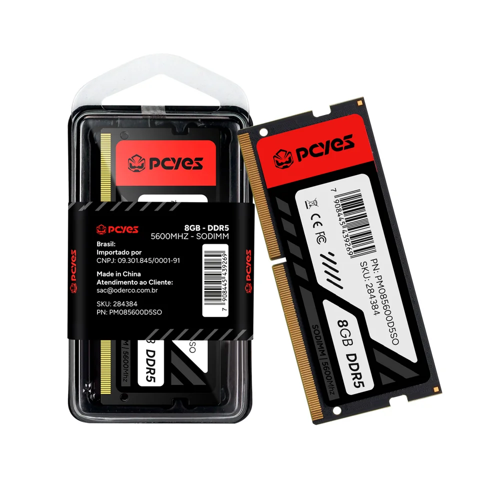Memoria Notebook   8GB Ddr5 5600 Cl40 1.25v Soddim Pm085600d5so PCyes