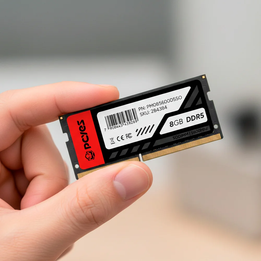 Imagem 4 de 5 do produto Memoria Notebook   8GB Ddr5 5600 Cl40 1.25v Soddim Pm085600d5so PCyes