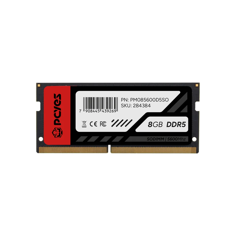 Imagem 5 de 5 do produto Memoria Notebook   8GB Ddr5 5600 Cl40 1.25v Soddim Pm085600d5so PCyes