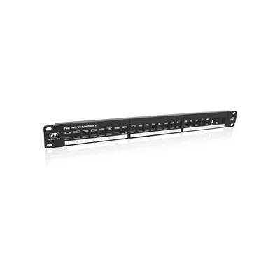 Patch Panel Gts 24 Portas Cat.5e C/ Janela Articulavel