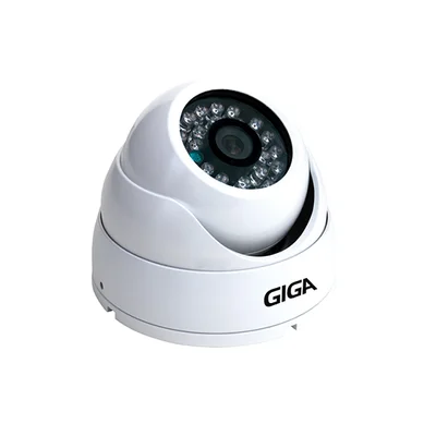 Camera Infra Vermelho Cftv 1/3 Hd Sony Exmor 20m Dome Branca Giga Gshd20db