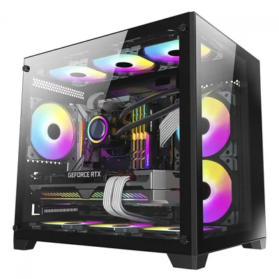 PC Gamer Aquário Amd Ryzen 5 5600, B550m, RTX 5060, 64gb Ram, SSD Nvme 2TB, W11 - Kalango Games