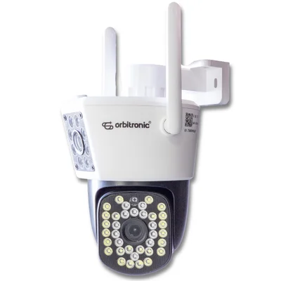Câmera Externa  Lente Dupla Segurança  Ip Infravermelho Wifi Hd Orb793 Orbitronic