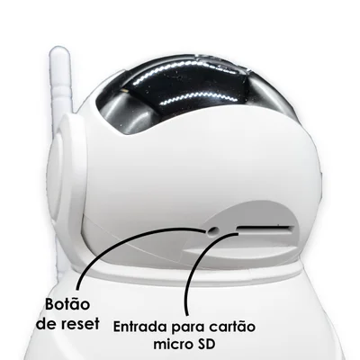 Camera Segurança Robô Panoramica Espia Wifi Orb766 Orbitronic — foto 4