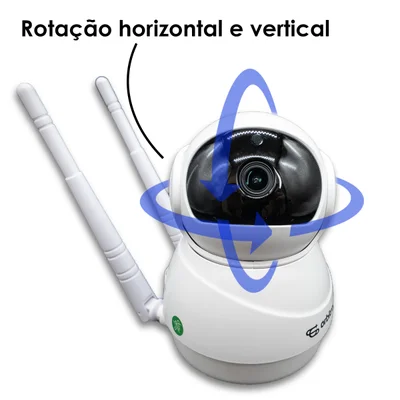 Camera Segurança Robô Panoramica Espia Wifi Orb766 Orbitronic — foto 6