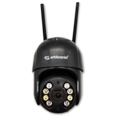 Câmera Externa Segurança Ip Infravermelho Wifi Hd Cor Preta Orb776black Orbitronic