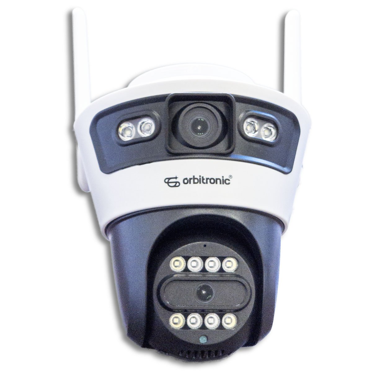 Câmera Externa Lente Dupla Segurança  Ip Infravermelho Wifi Hd Robusta Orb774 Orbitronic