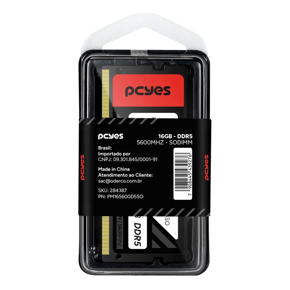 Memoria PCyes Sodimm 16gb Ddr5 5600mhz Pm165600d5so Memoria PCyes Sodimm 16gb Ddr5 5600mhz Pm165600d5so