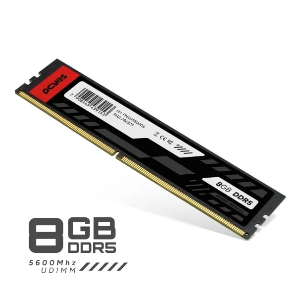 Imagem 2 de 5 do produto Memoria PCyes Udimm 8GB Ddr5 5600mhz Pm085600d5