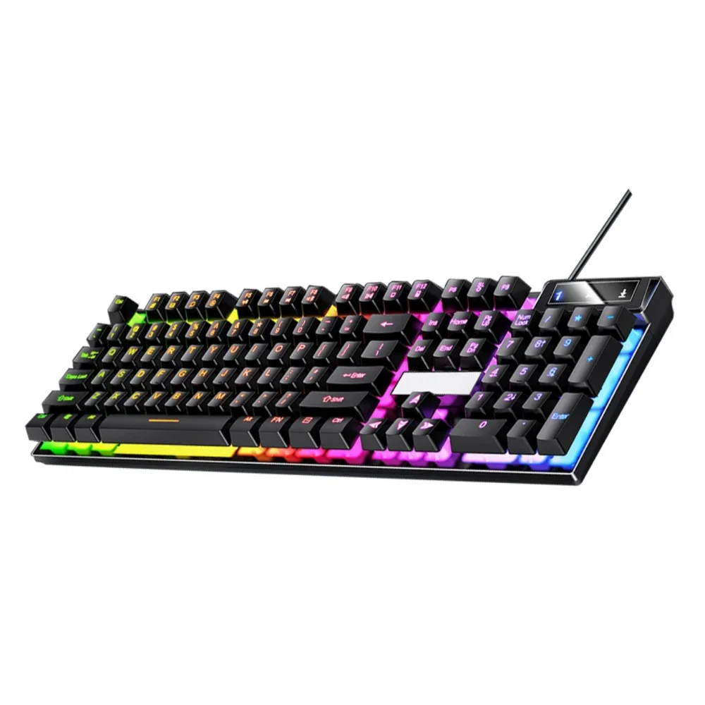 Teclado Mecânico Ergonômico Gamer RGB K500 - USB Teclado Mecânico Ergonômico Gamer RGB K500 - USB