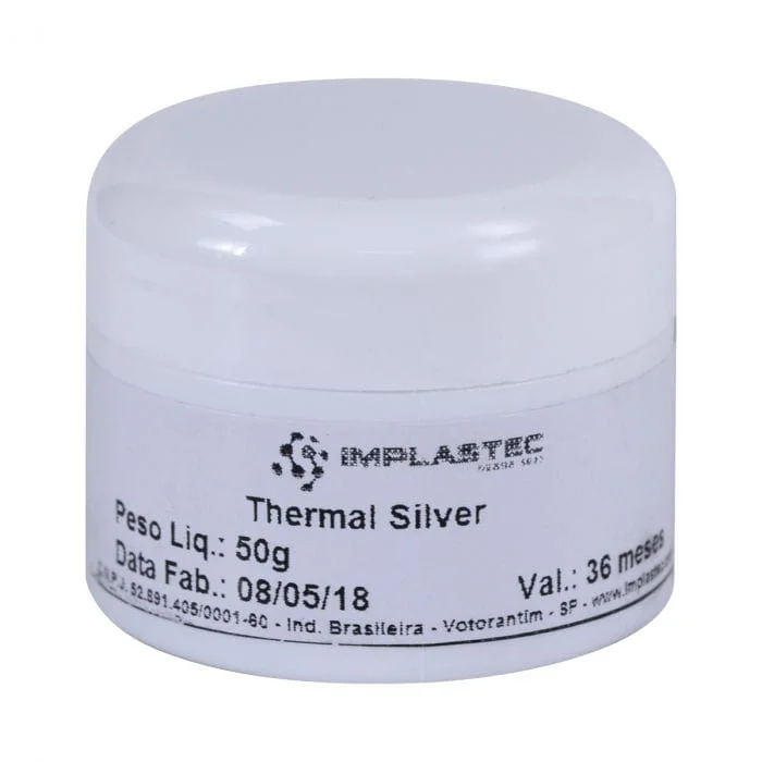 Pasta Termica Thermal Silver  50g  Implastec 4