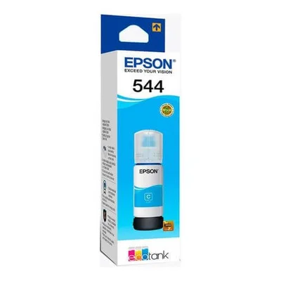 Garrafa Refil De Tinta Epson T544220al Ciano P L3110 L3150