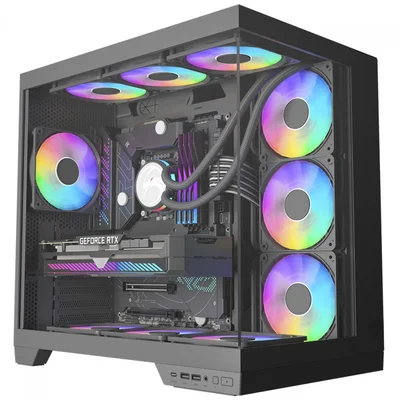 PC Gamer Aquário ASUS TUF B550 Amd Ryzen 7 5700x, RTX 5060, 64gb Ram, SSD Nvme 2TB, Water Cooler - Kalango Games