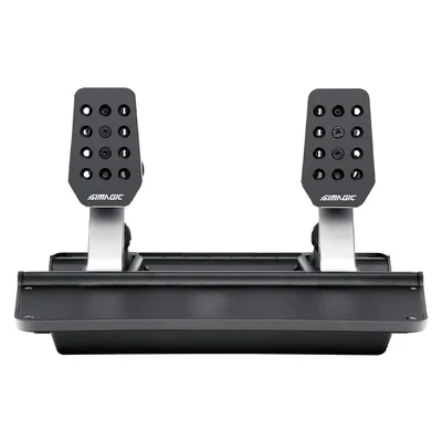 Simuladores De Direção Pedaleira P500 Pedal Hidráulica Dual Ultra Realista Freio Profissional Load Cell 100kg Extreme