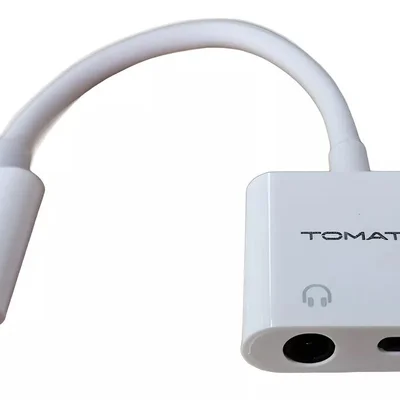 Adaptador Para Fone P2 E Carregamento Lightning Tomate Mtc-7006