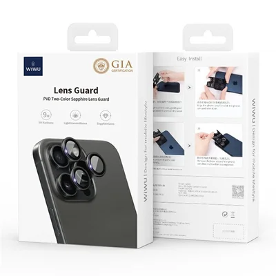 Película  Wiwu De Câmera Lens Guard Pro Ip 15 Pro/pro Max - Colorido 5005