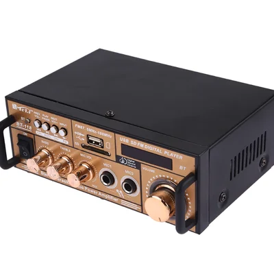 Mini Amplificador De Som Karaoke Usb Mp3 Fm Bluetooth 110v