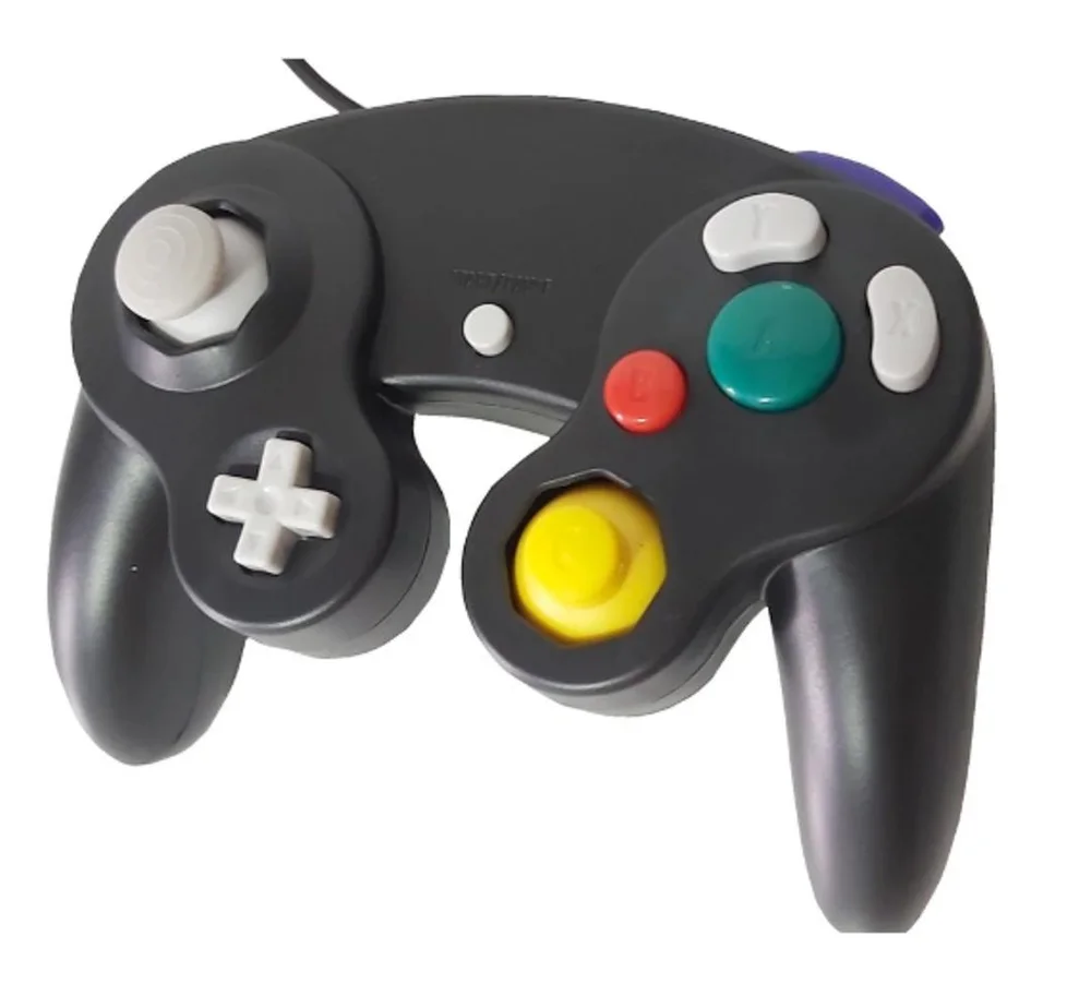 Controle Joystick com Fio Compativel Nintendo Wii e GameCube