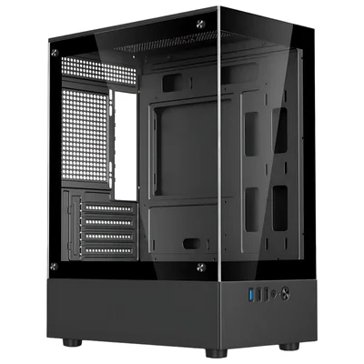 Gabinete Gamer Bluecase Nuker V2 Mid Tower Frontal e Lateral em Vidro - BG-053
