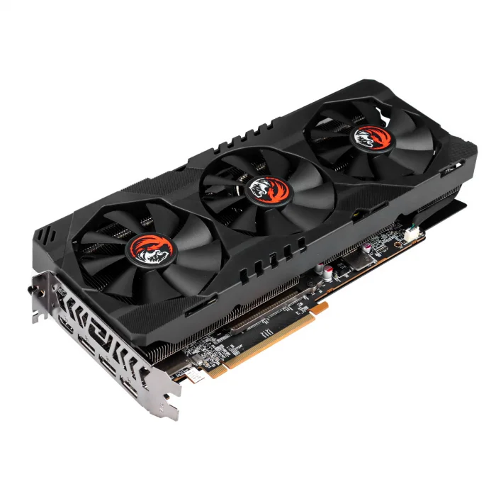 Imagem 2 de 5 do produto Placa De Video Amd Radeon Rx 6800xt 16gb Gddr6 256 Bits Triple-fan Graffiti Series - Pjrx6800gr616gbgs