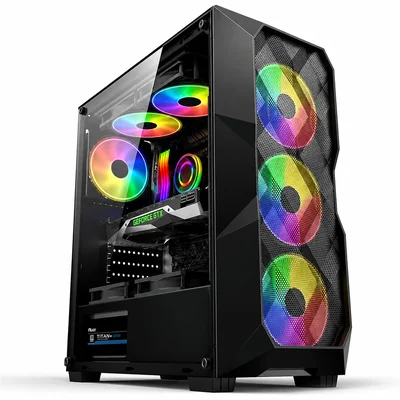 PC Gamer Intel Core I3 13100f, Rx 6600, 16gb Ddr4, SSD 480GB, 600w 80 Plus, PCrx015-e.