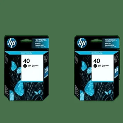 Cartucho Hp 40 - 51640a - Preto Kit 2 Pçs
