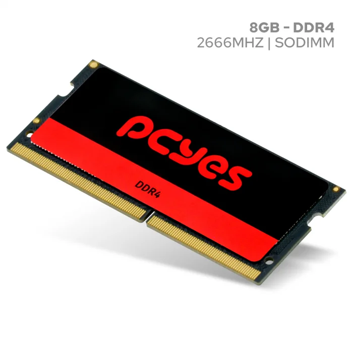 Imagem 3 de 4 do produto Memoria PCyes Sodimm 8GB Ddr4 2666mhz - Pm082666d4so