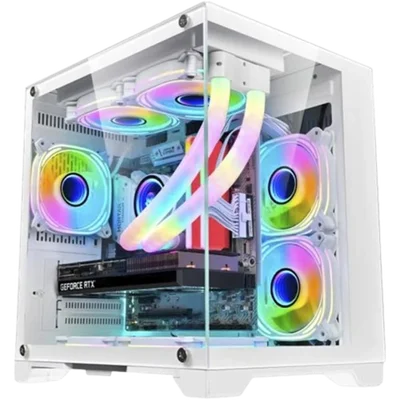 Gabinete Gamer Branco Micro W305 - Kmex