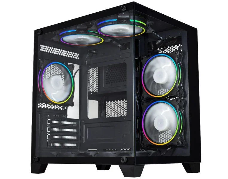 Gabinete Gamer Aquário K-mex Micro Iii Gc-0305 - Usb 3.2 - M-atx - Preto - Cg0305rh001cb0x