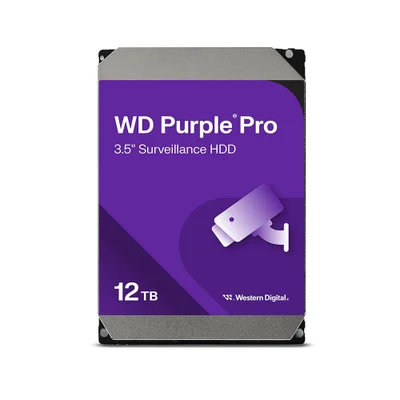 Hd WD Purple Surveillance, 12TB, 3.5", 7200rpm, 512mb, Sata 6gb/s - Wd122purp